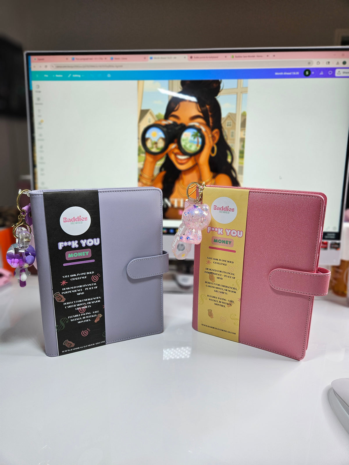 F**k You Money - Challenge Binder (Purple)
