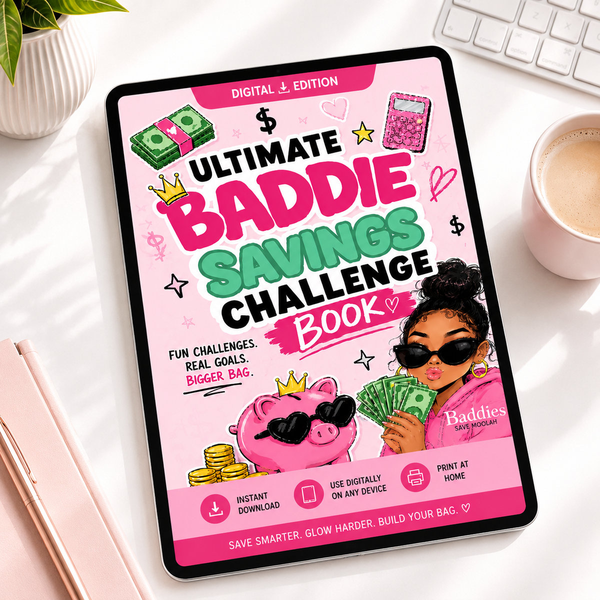 Ultimate Baddie Savings Challenge Book (Digital Edition)