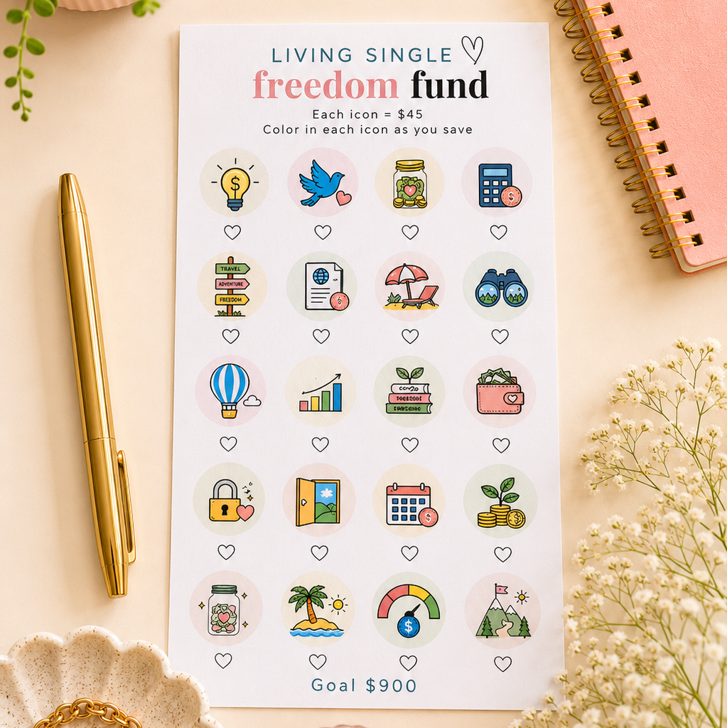 Freedom Fund Tracker -A6  (Living Single Collection)