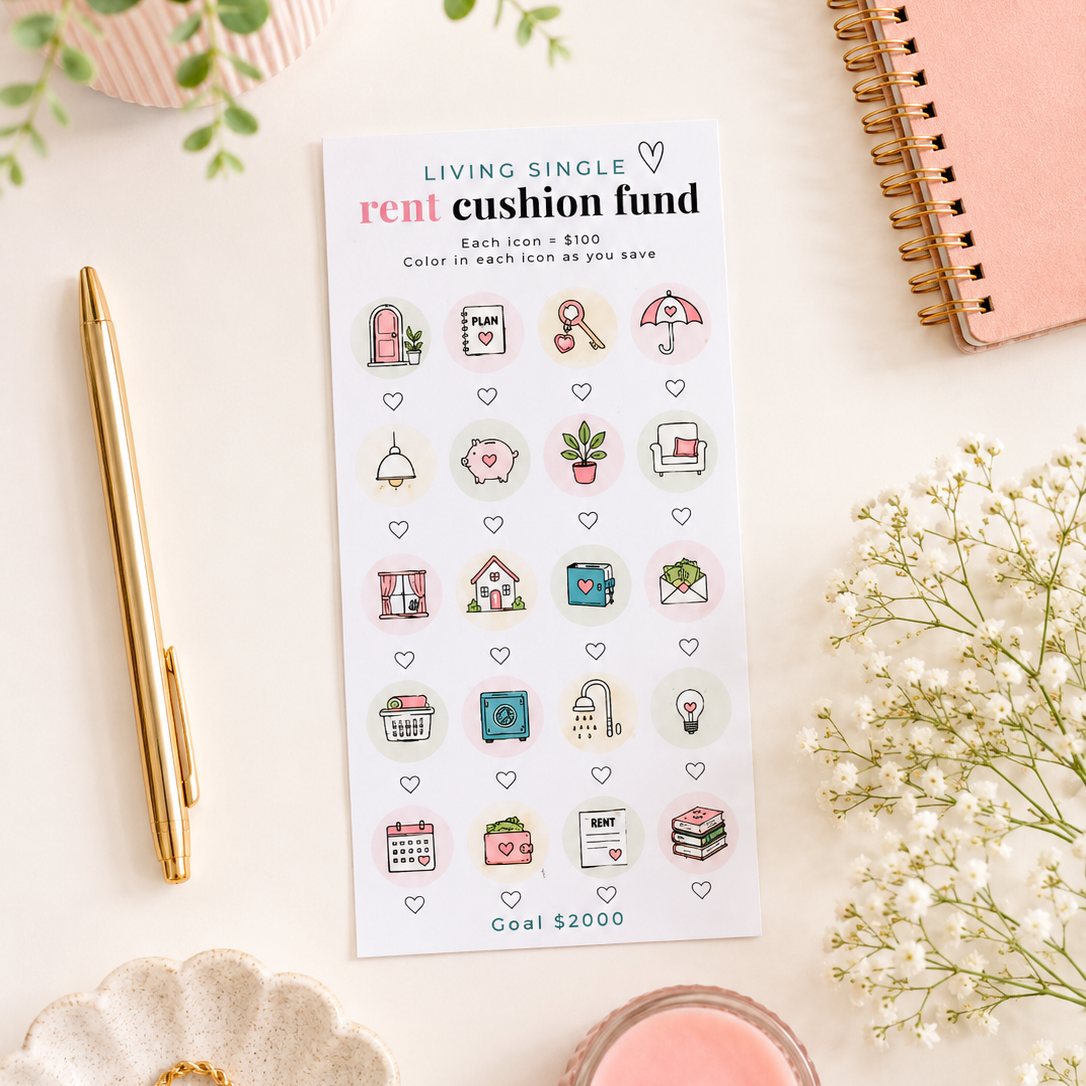 Rent Cushion Tracker -A6 (Living Single Collection)