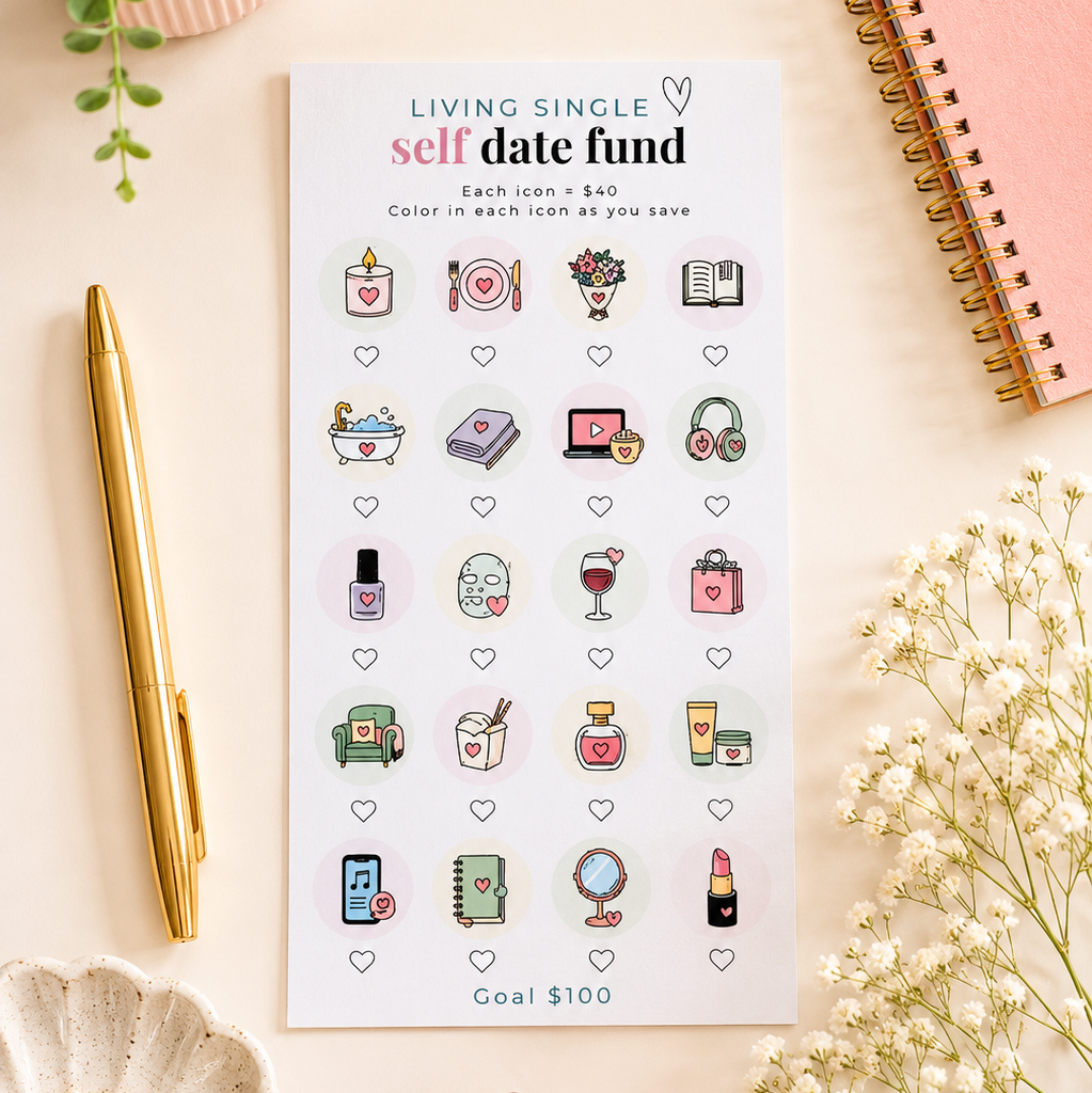 Self Date Fund Tracker - A6 (Living Single Collection)
