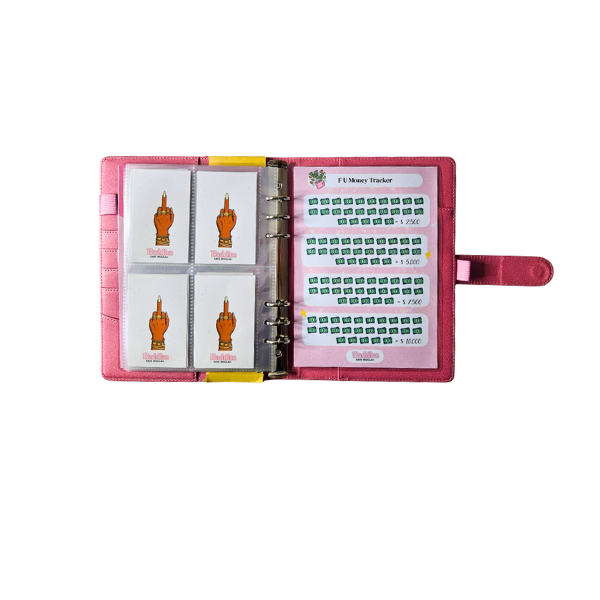 F**k You Money - Challenge Binder (Pink)