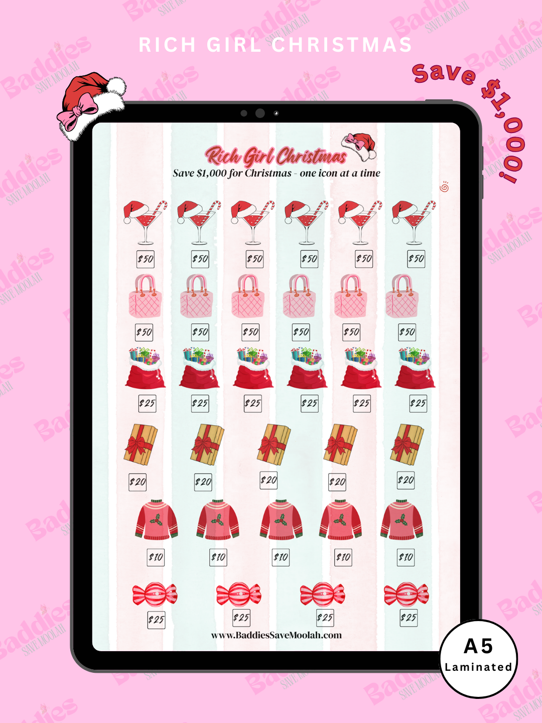 Rich Girl Christmas (Red) – $1,000 Challenge