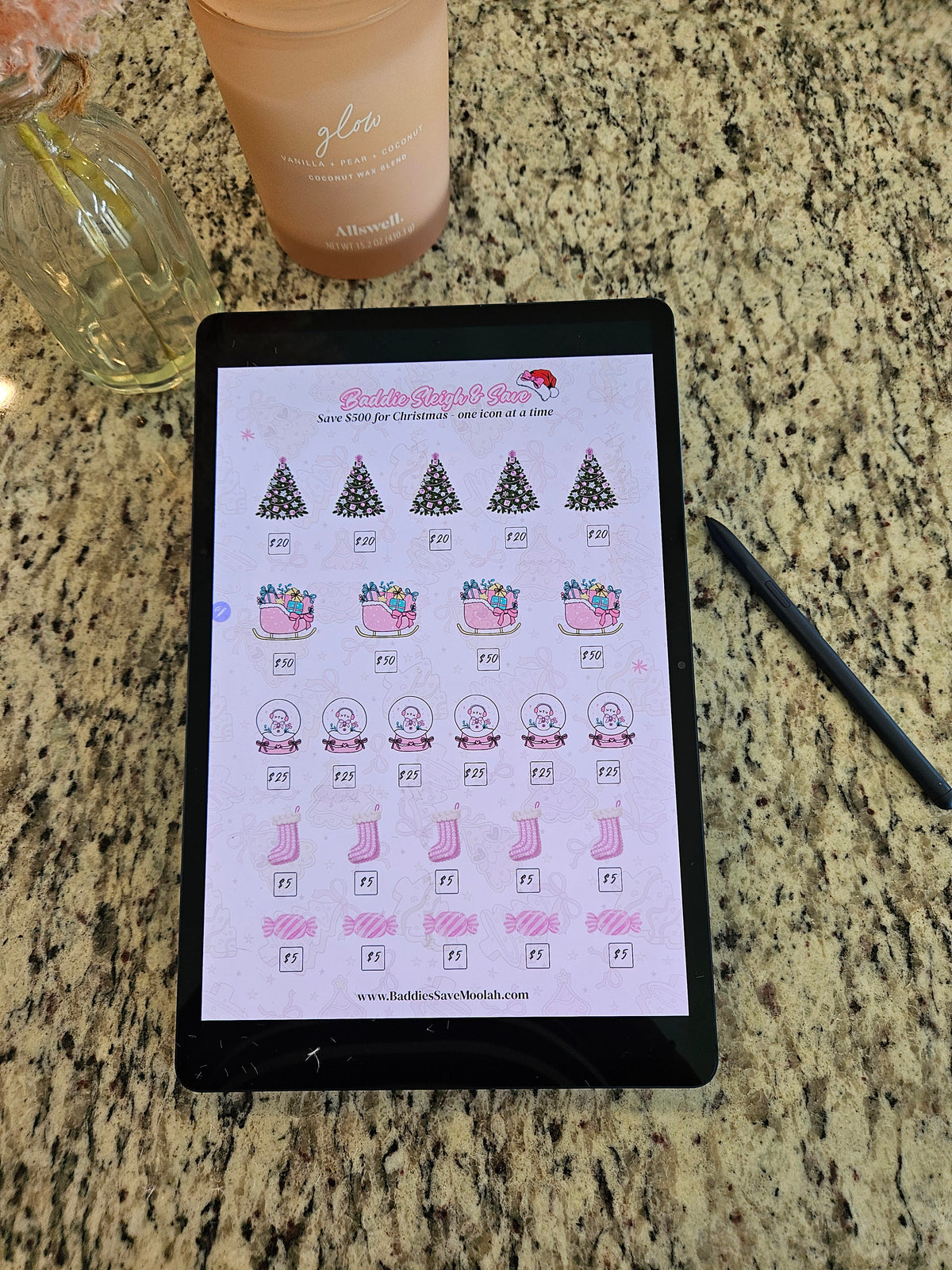 Baddie Sleigh & Save (Pink) – $500 Challenge