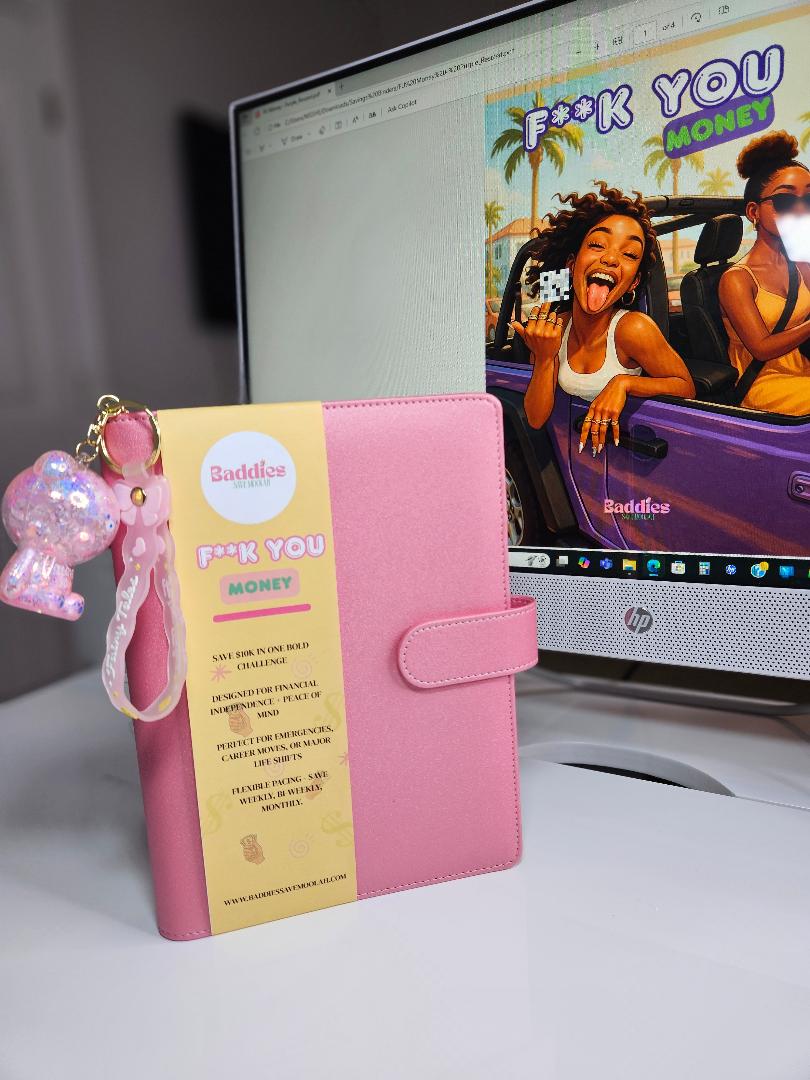 F**k You Money - Challenge Binder (Pink)